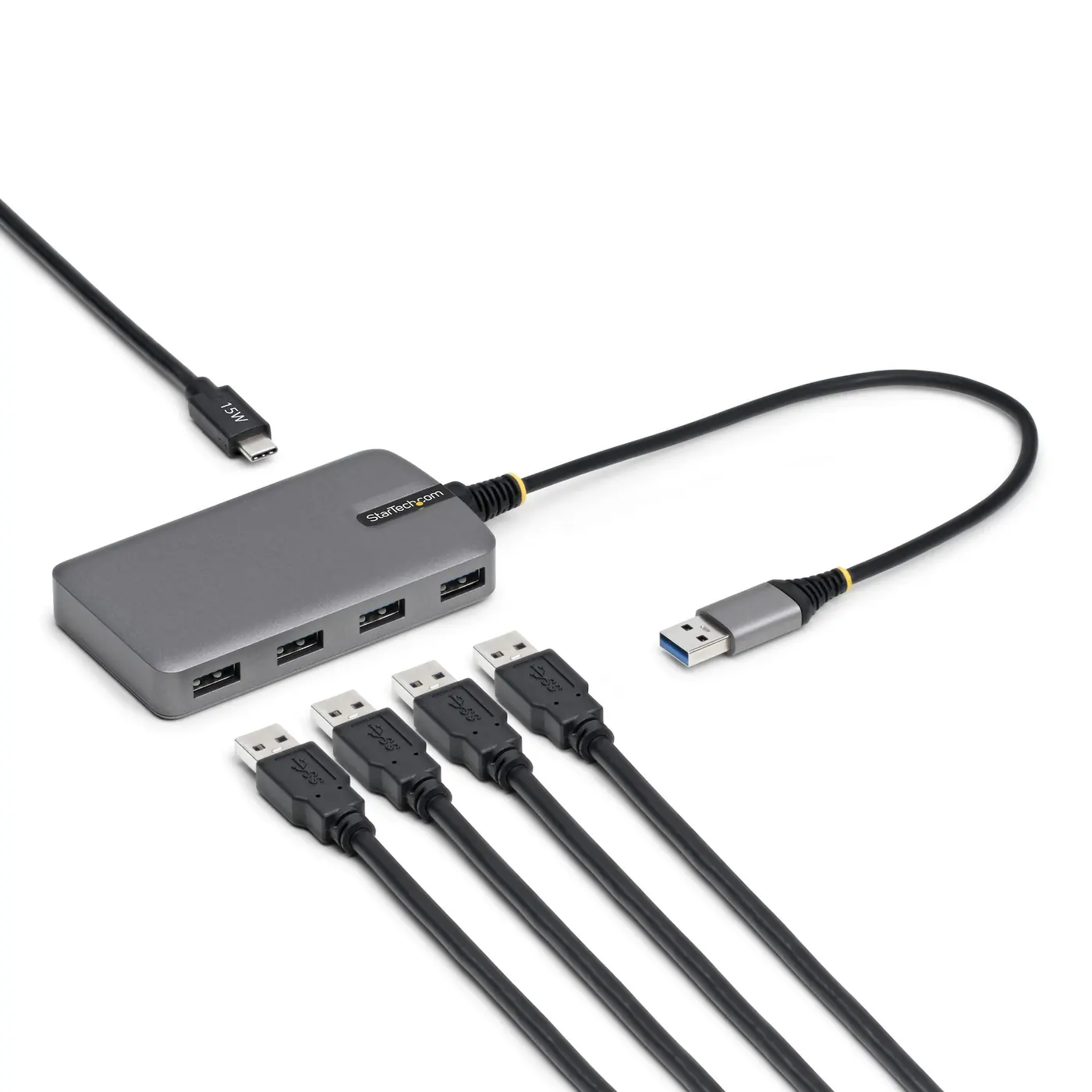HUB USB-A A 4 PORTE, 5 GBPS