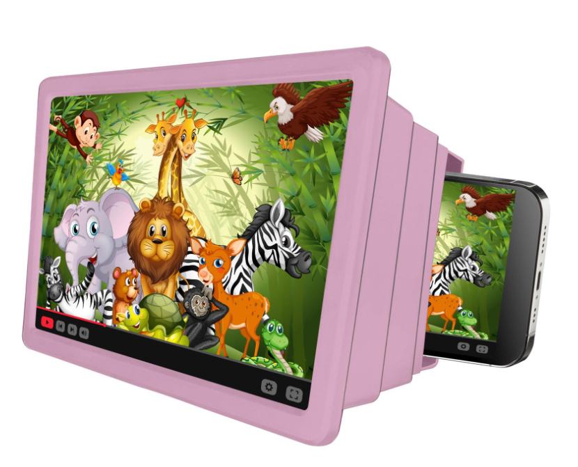 SCREEN MAGNIFIER KIDS PINK