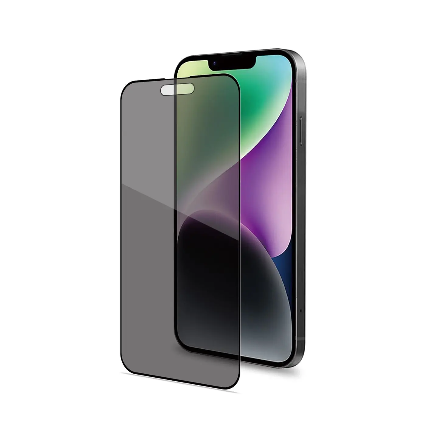 PRIVACY GLASS IPHONE 15 BLACK