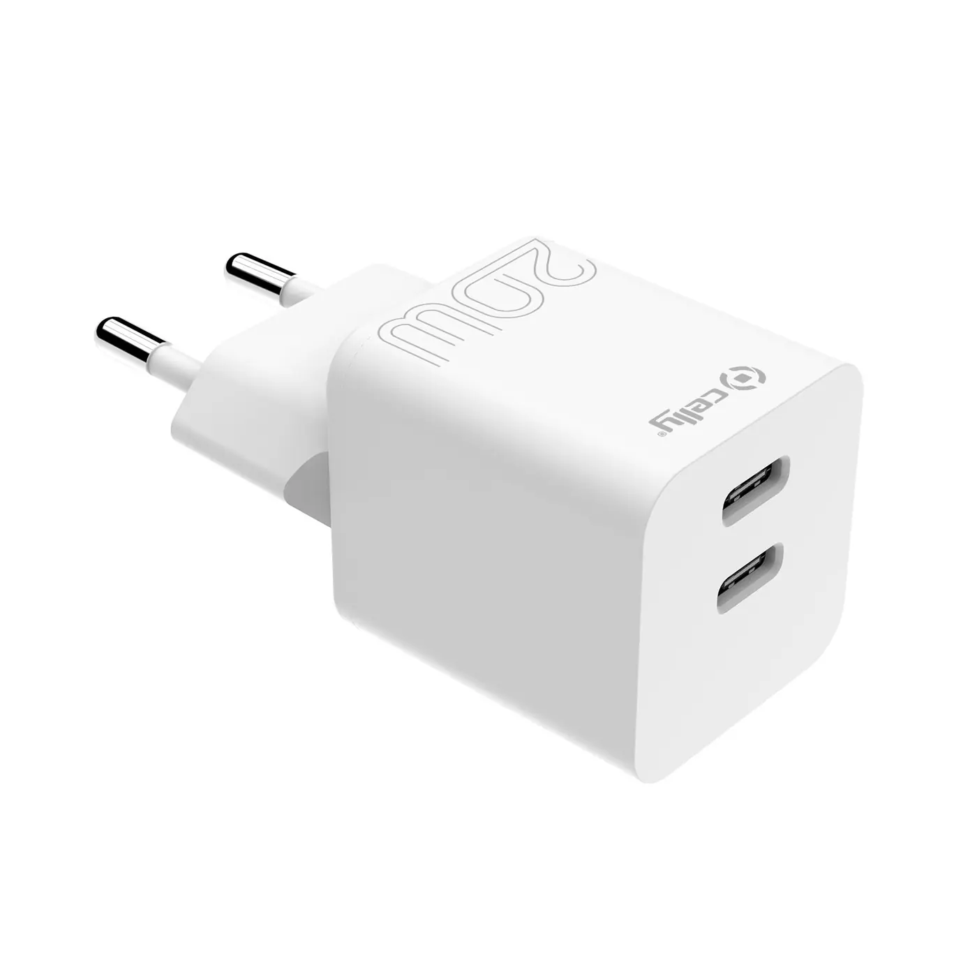 2USB-C WALL CHARGER 20W WHITE