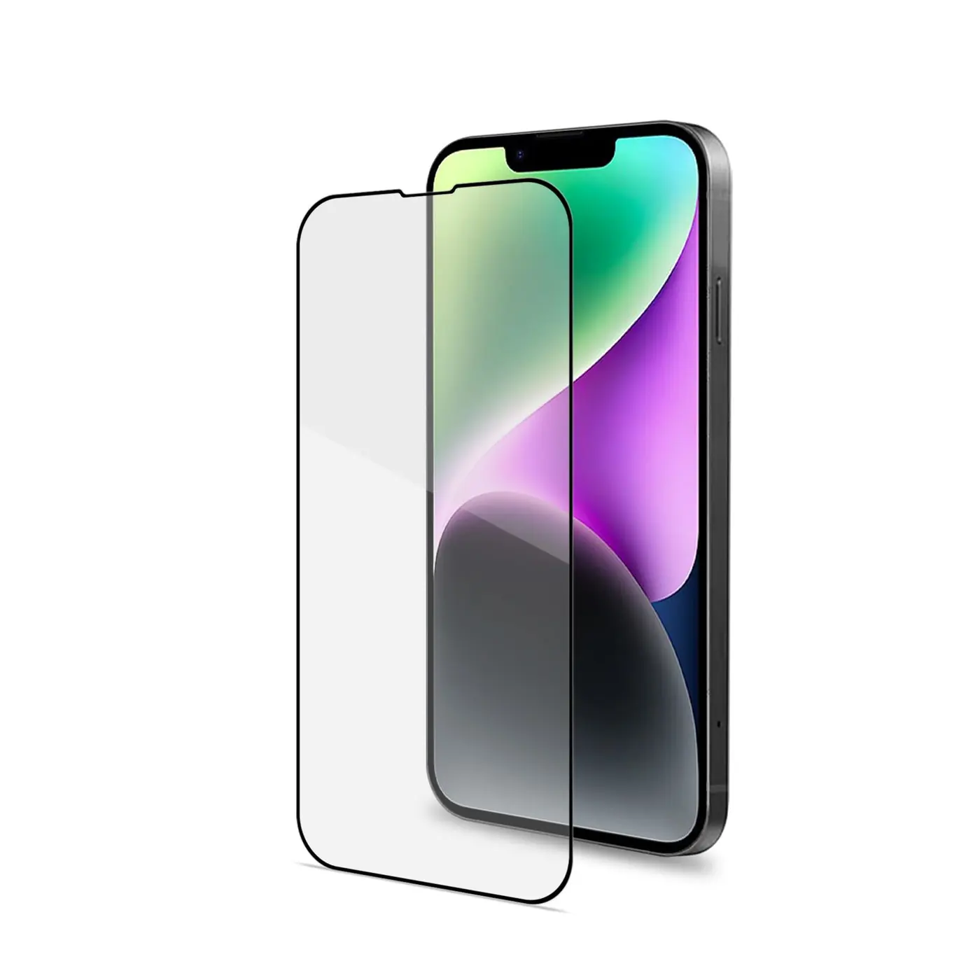 FULL GLASS IPHONE 14/13 PRO/13 BK