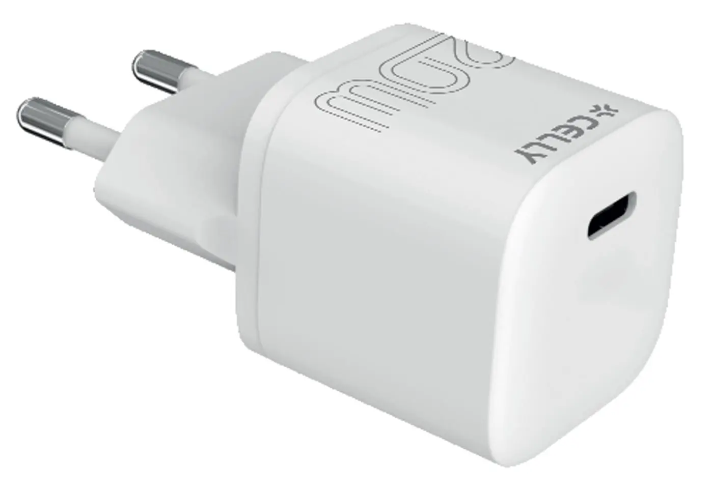 WALL CHARGER COMPACT USBC 20W WHITE