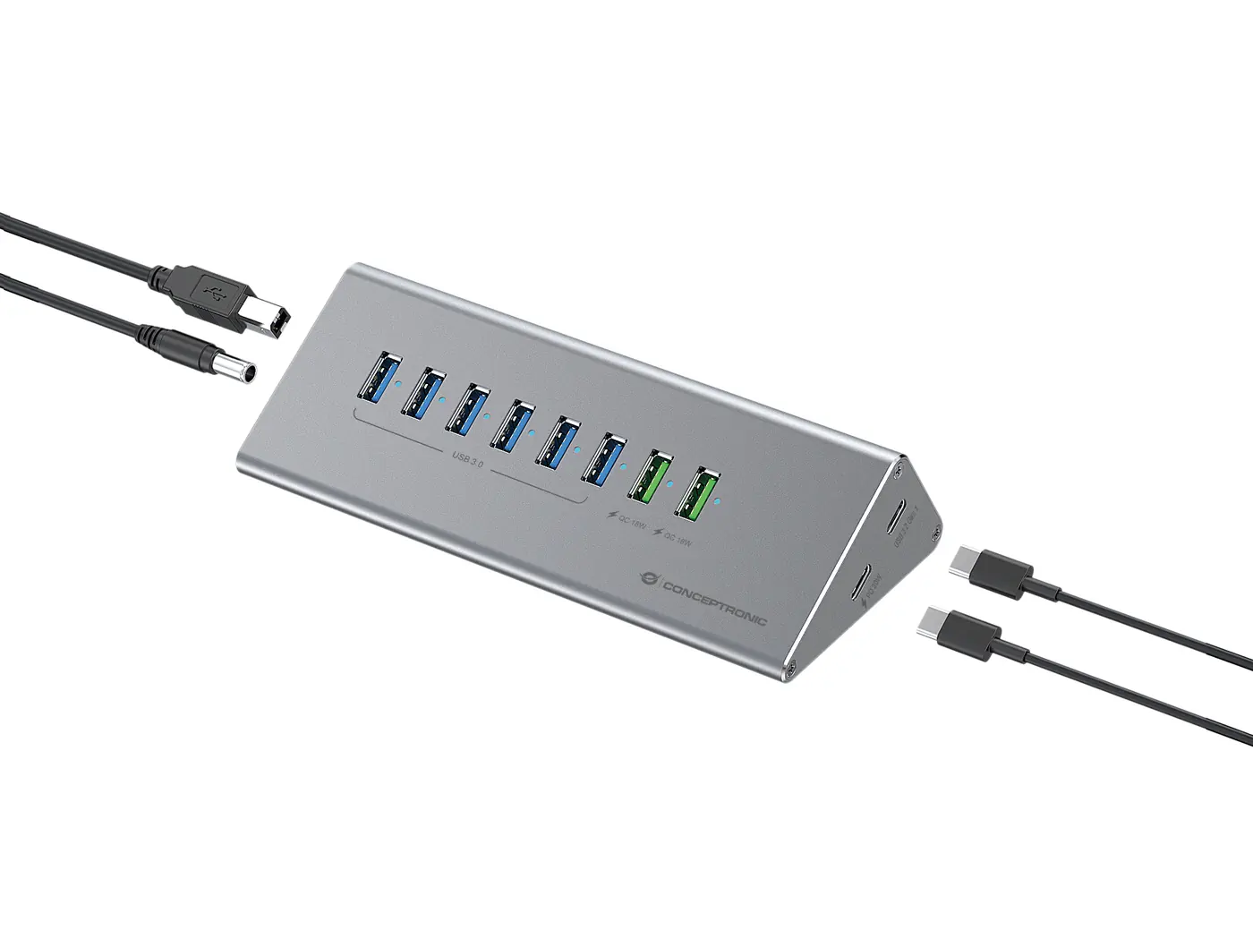 10-IN-1 60W USB 3.0 HUB CHARGER