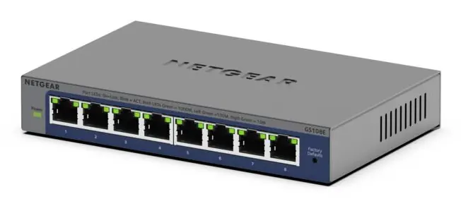 8PT GIGABIT PLUS SWITCH