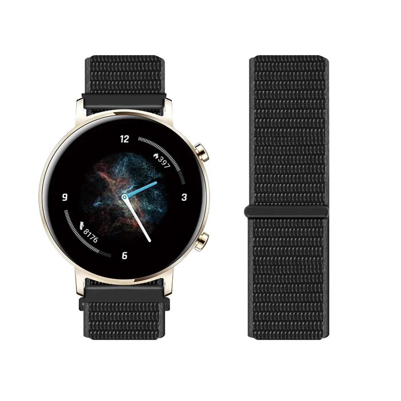 UNIVERSAL STRAP WATCHBAND 22MM BK