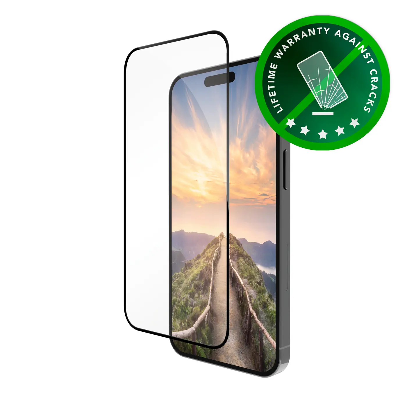 ECO-SHIELD IPHONE 16/15 BLACK EDGE