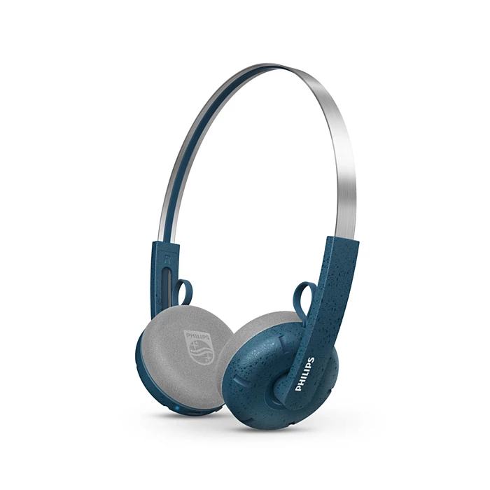 CUFFIE ON EAR WIRELESS VERDE/AZZURR