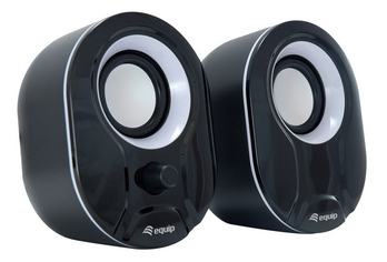 MINI SPEAKER USB 2.0 BLACK RED