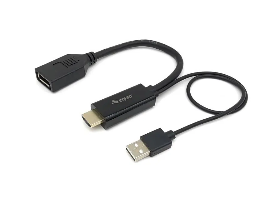 HDMI TO DISPLAYPORT ADAPTER   BLACK