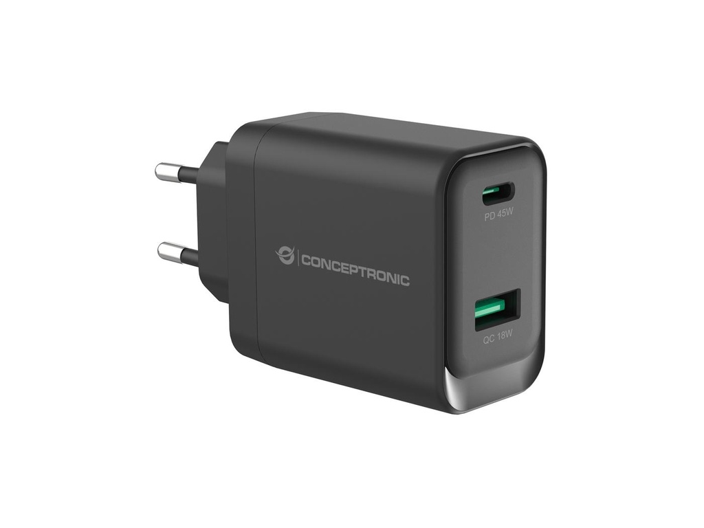 2-PORT 45W GAN USB PD CHARGER