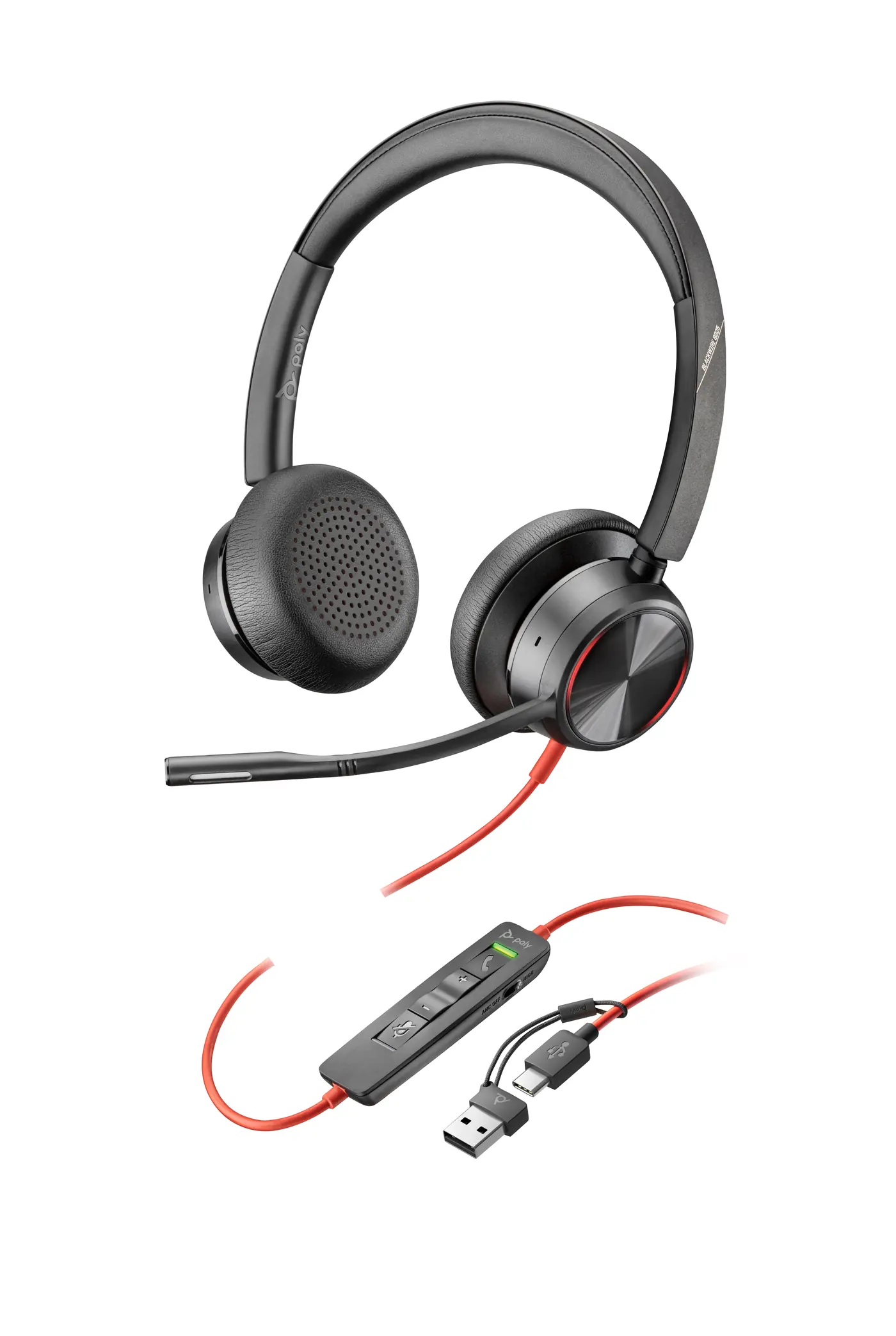 POLY BW 8225 STEREO USB-C HS +US