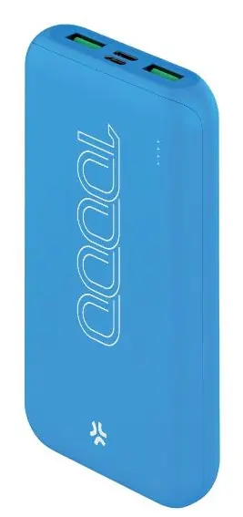 POWERBANK 10000MAH USB-C BLUE