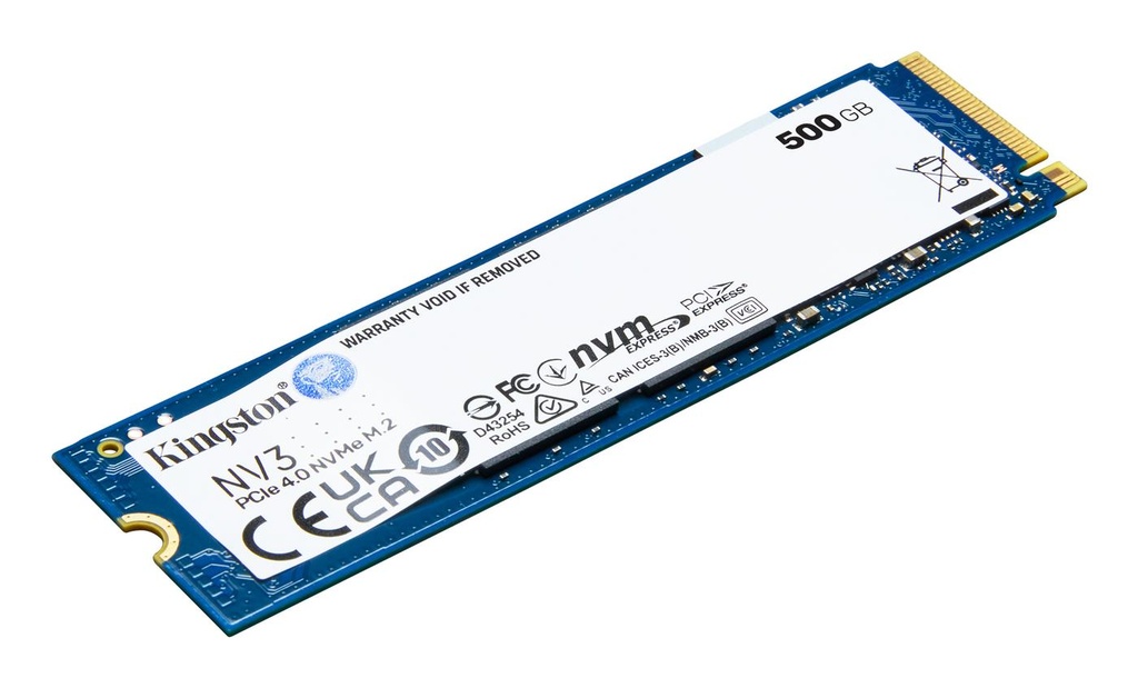 KINGSTON 500GB NV3 M.2 2280 PCIE 4.0 NVME SSD