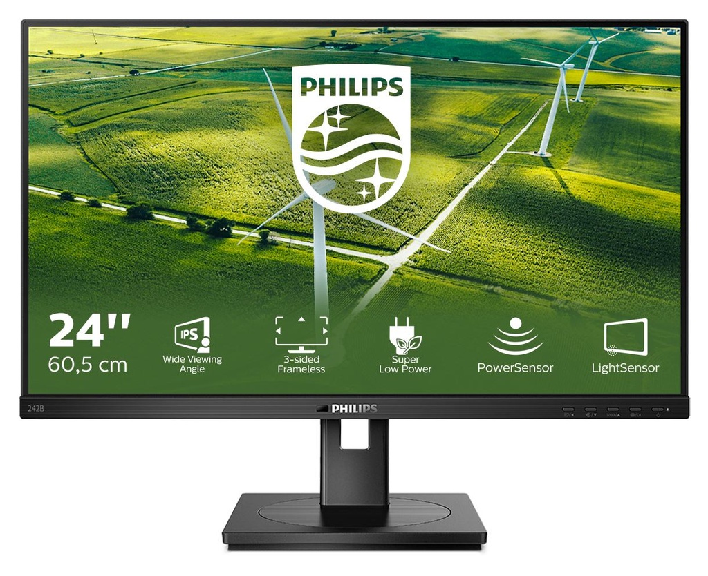 23 8 IPS 16 9 FHD 250 NITS HUB USB
