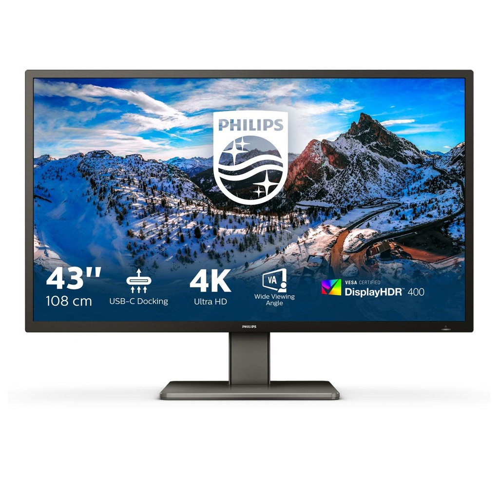 43 16:9 4K VA HDR 400 DOCKING