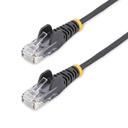 CAVO SLIM CAT6 NERO DA 15M