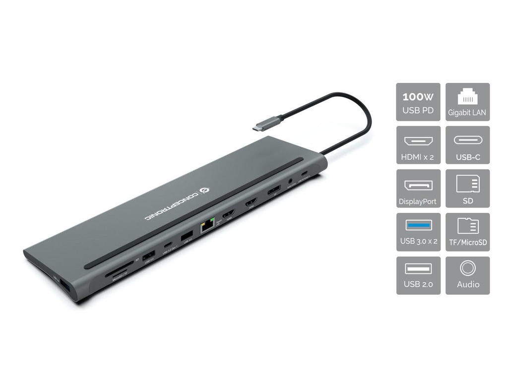 12-IN-1 USB 3.2 GEN 1 DOCKING