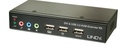 EXTENDER KVM CAT.6 DVI USB AUDIO