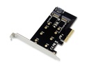 2-IN-1 M.2 SSD PCIE ADAPTER SATA