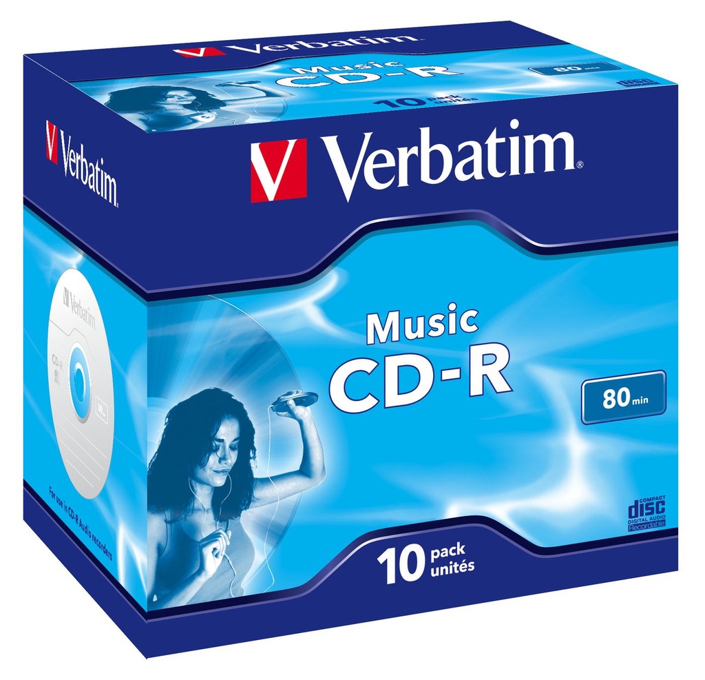 CDR MUSIC LIVE-IT COLOR 80  CF.10