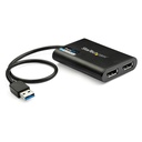 ADATTATORE USB A DUE DP - 4K 60 HZ