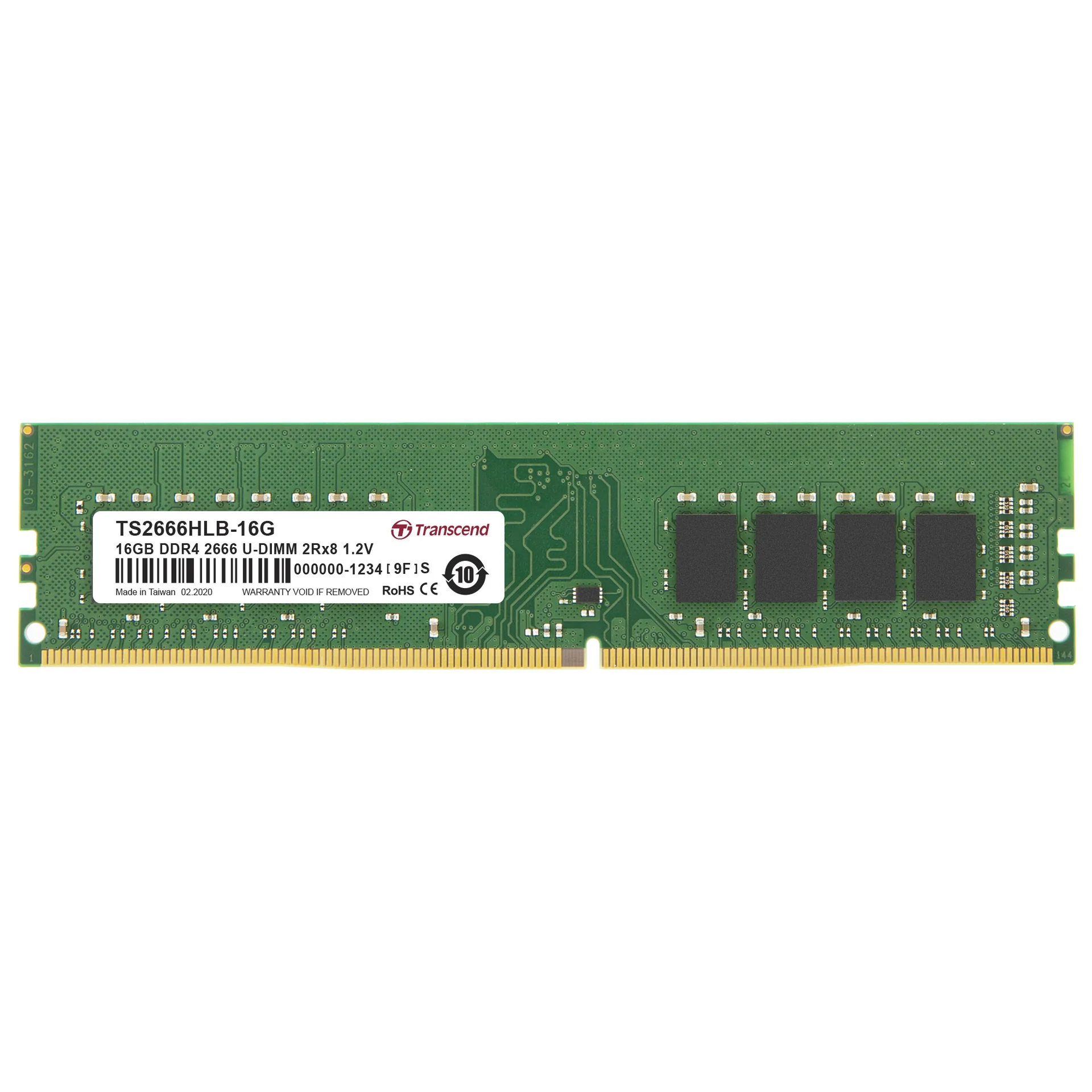 16GB DDR4 2666MHZM U-DIMM 2RX8
