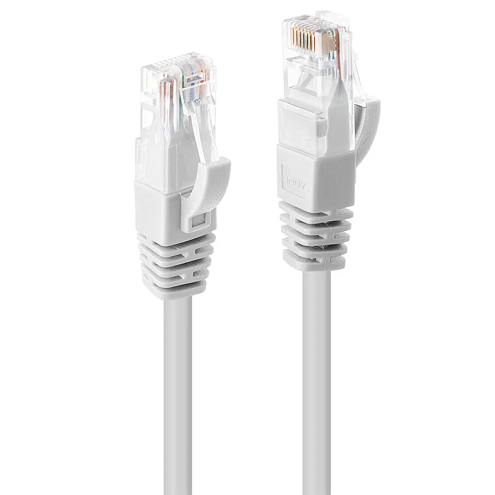 CAVO DI RETE CAT.6 U UTP BIANCO 1M