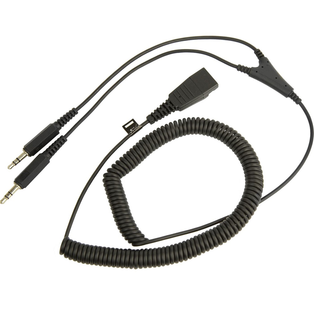 CAVO QD TO 2 X 3.5MM (SPIRALATO