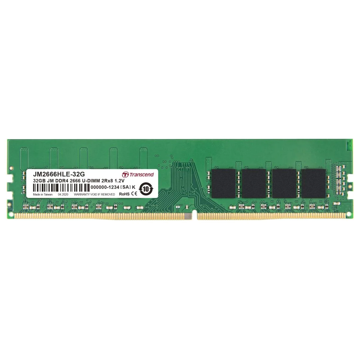 32GB JM DDR4 2666MHZ U-DIMM 2RX8