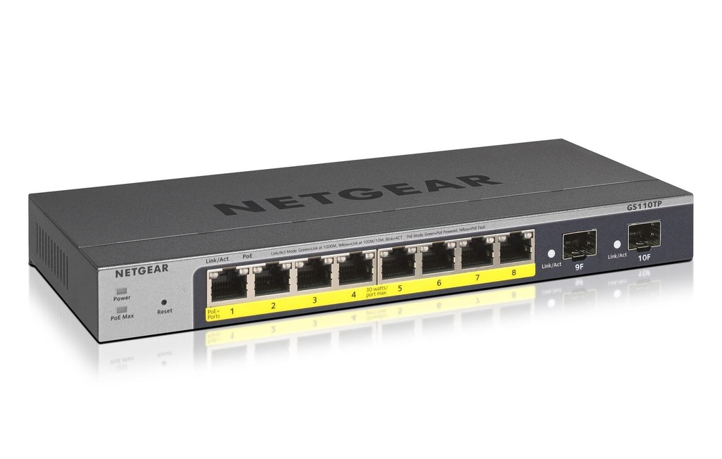 SWITCH POE+ GIG SMART MANAGED 8P