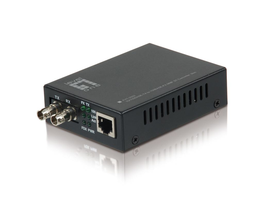 CONVERTER 10/100BASETX TO 100BASEFX