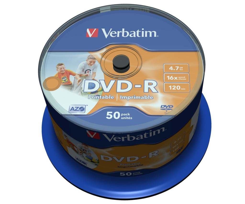 SPINDLE 50 DVD-R 4 7GB 16X PRINT. S