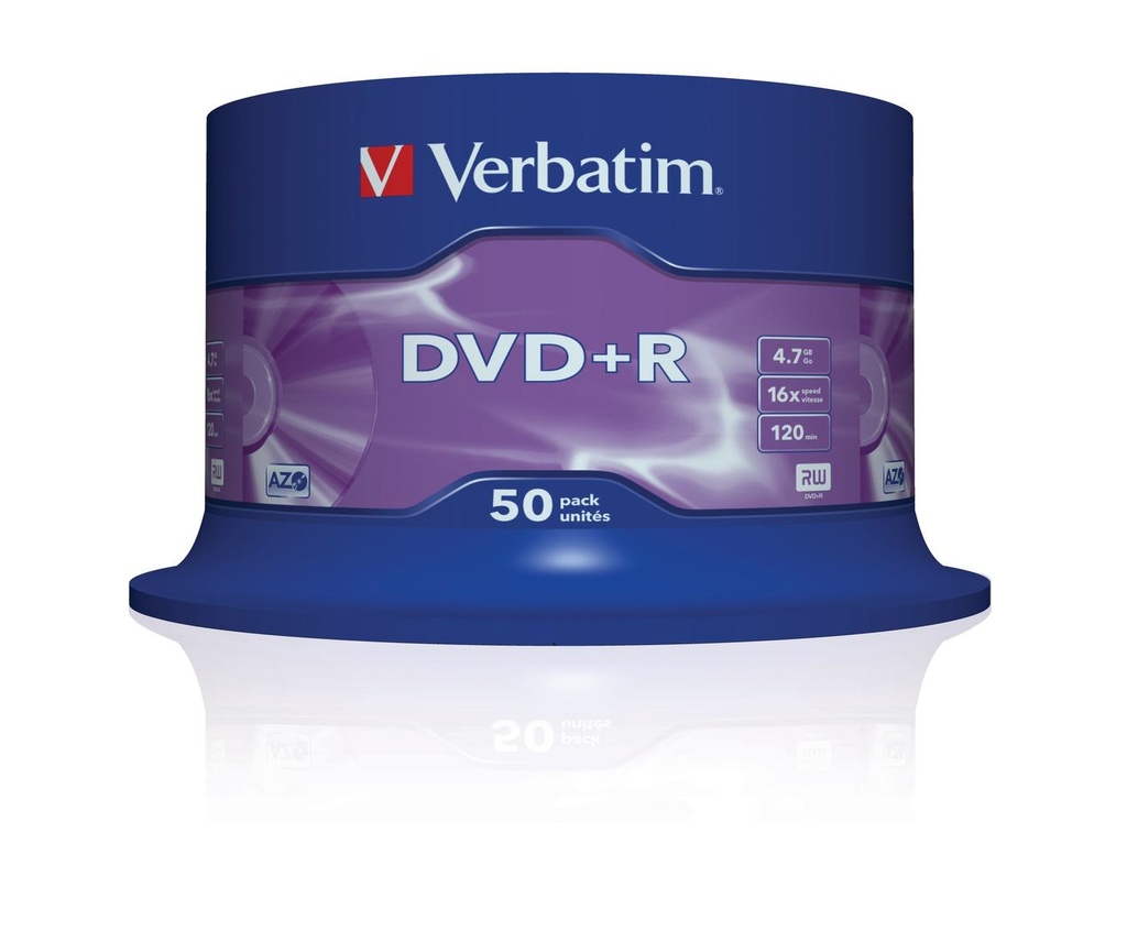 SPINDLE 50 DVD+R 4 7GB 16X SERGR.