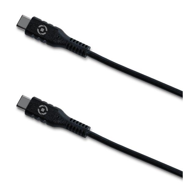 60W USB-C TO USB-C PD CABLE 1M BLK