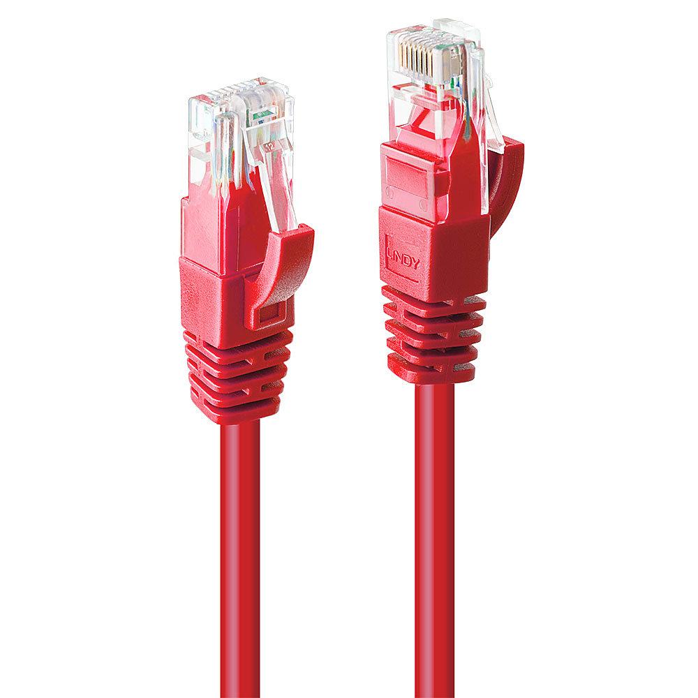 CAVO CAT. 6 U/UTP ROSSO 2M