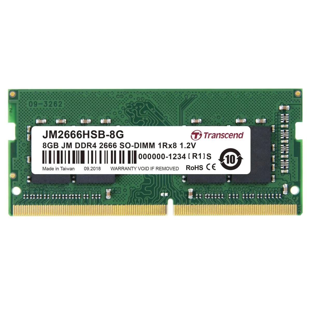 8GB JM DDR4 2666 SO-DIMM 1RX8