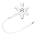 AUDIO CABLE MIX 5 INPUT 3.5MM WHITE