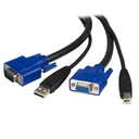 CAVO KVM PER USB E VGA DA 1 8M