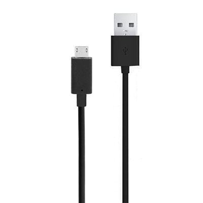 10W USB-A TO MICROUSB CABLE 1M BLK