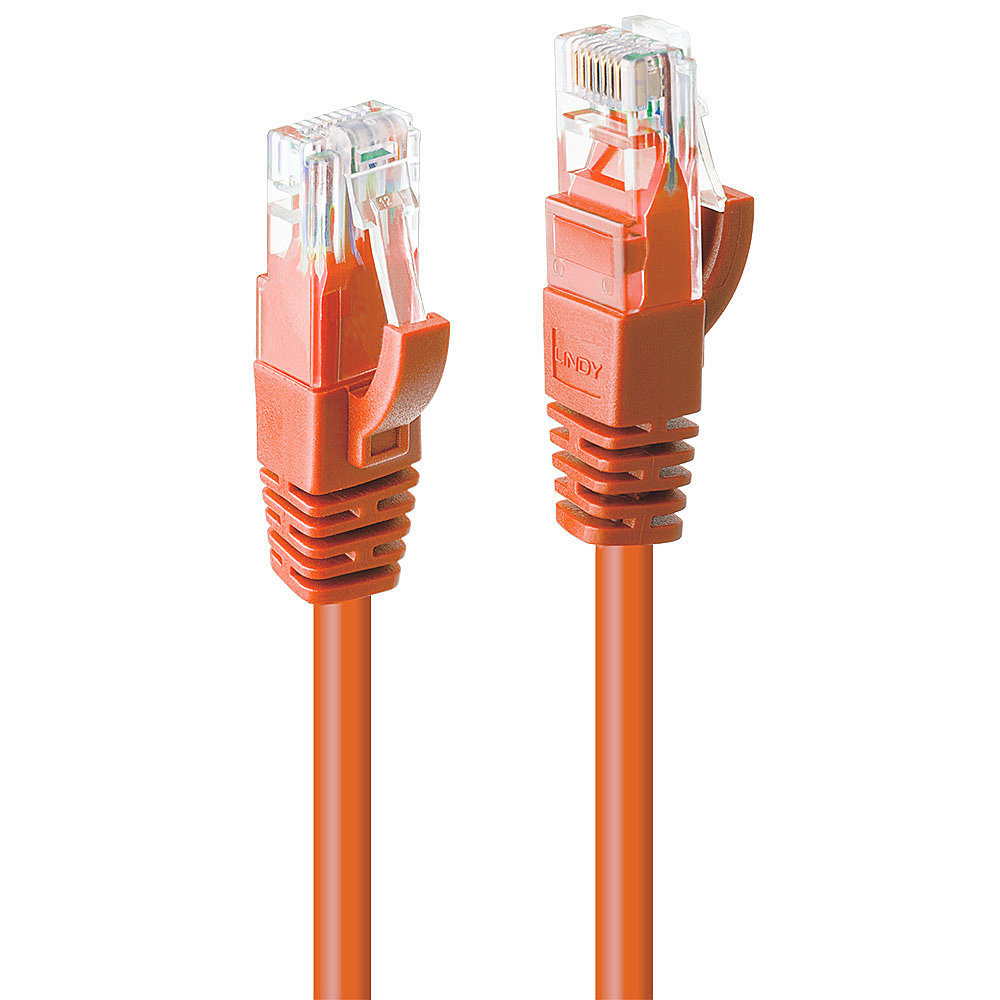 CAVO CAT. 6 U/UTP ARANCIONE 0 3M