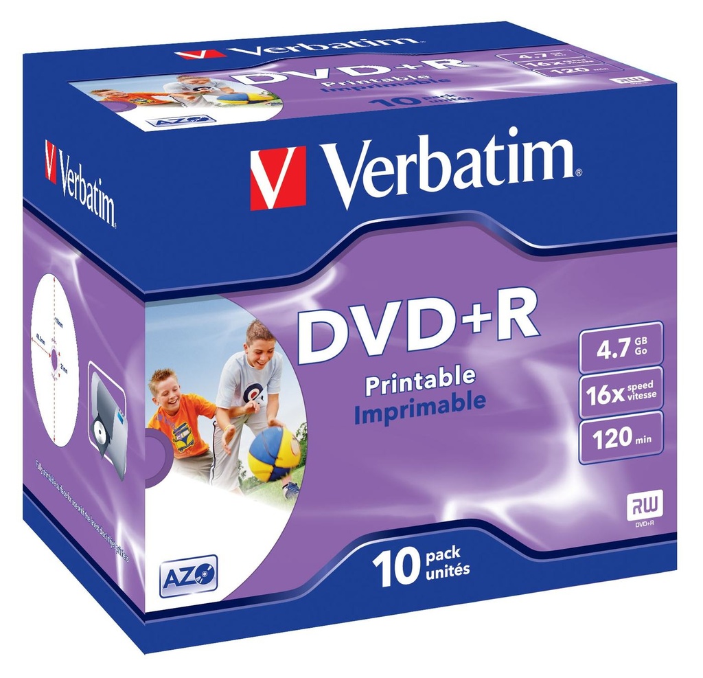 DVD+R 2.0/4 7GB STAMP. 16X CF.10  S