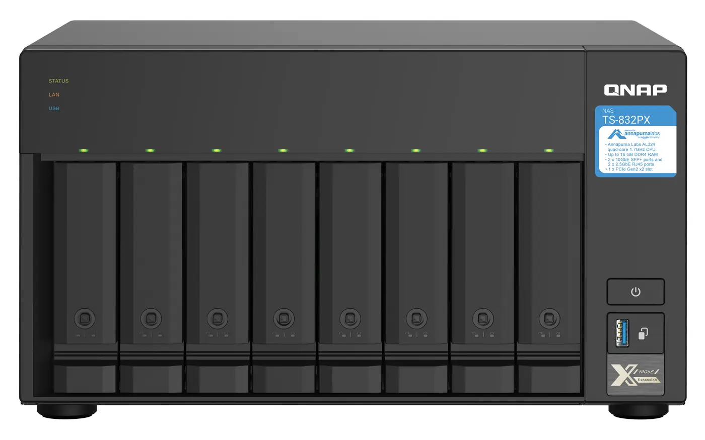 8-BAY NAS AL324 64-BIT QUAD-CORE
