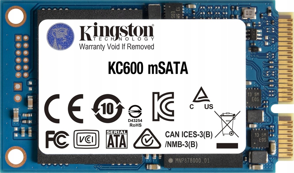 1024G SSD KC600 MSATA