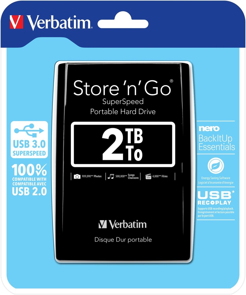 HARD DISK EST.USB 3.0-2 TB-2.5 SLIM
