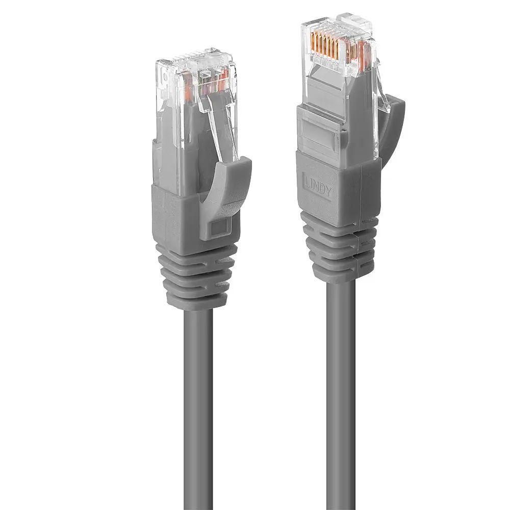 CAVO DI RETE CAT.6 UTP GRIGIO 3M
