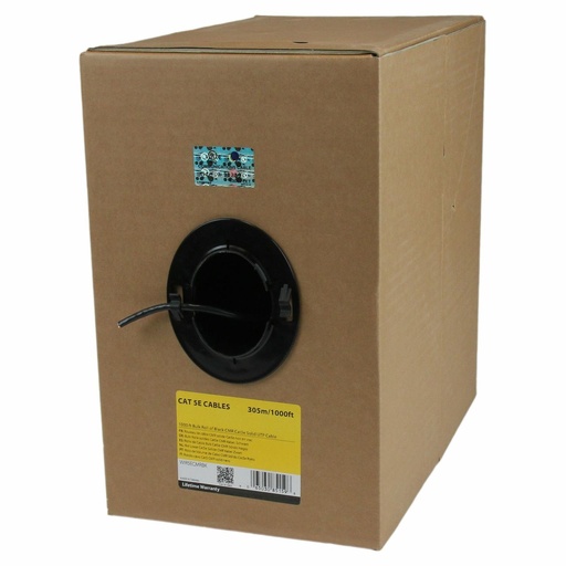 [WIR5ECMRBK] MATASSA CAVI RETE LAN CAT5E 305M