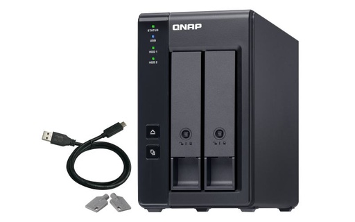 [TR-002] 2-BAY 3.5  SATA HDD USB 3.1 GEN2