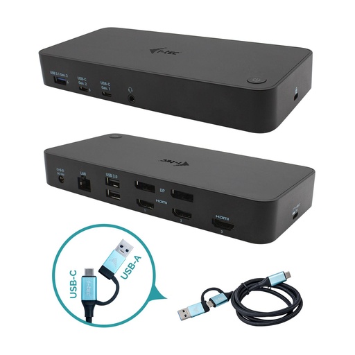[CATRIPLEDOCPRIT] USB 3.0/USB-C/THUND. 3X 4K+PW70W IT