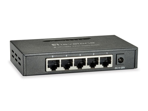 [GEU-0523] 5 PORTE GIGABIT ETHERNET SWITCH