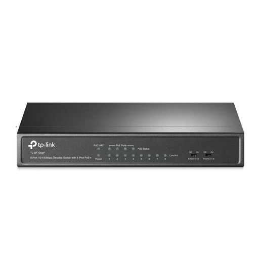 [TL-SF1008P] SWITCH DESKTOP 8 PORTE 10/100